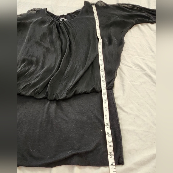 Made in Italy, Meo Meli Black Silk Cinched Hip Women's Dress, One size - Picture 10 of 10